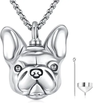 Aniu Cremation Jewelry for Ashes S925 Sterling Silver Urn Necklace Memorial Necklace for Human Ashes of Loved Ones Keepsake Locket Pendant for Men Women