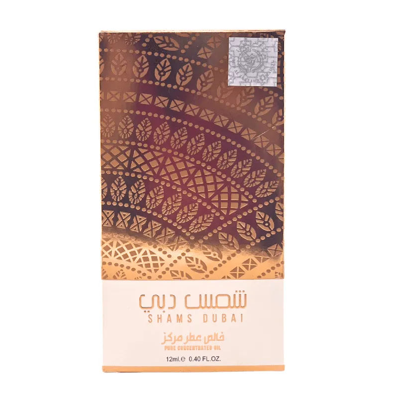 Ard Al Zaafaran Shams Dubai oil perfume unisex 12ml