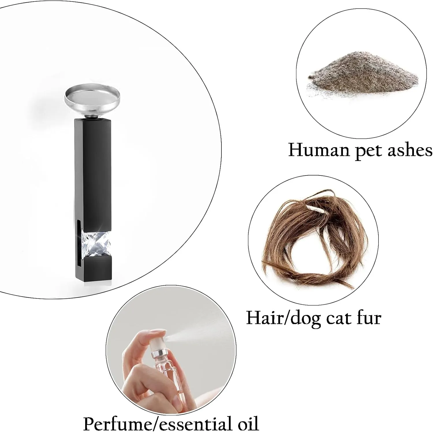 Bar Urn Necklace for Men Women Cremation Jewelry for Ashes with Angel Wing Charm Stainless Steel Cremation Memorial Ash Pendant for Loved One