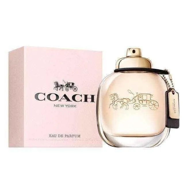 Coach New York Womens 3-Ounce Eau de Parfum Spray - Elegant Floral Fragrance for Everyday Wear