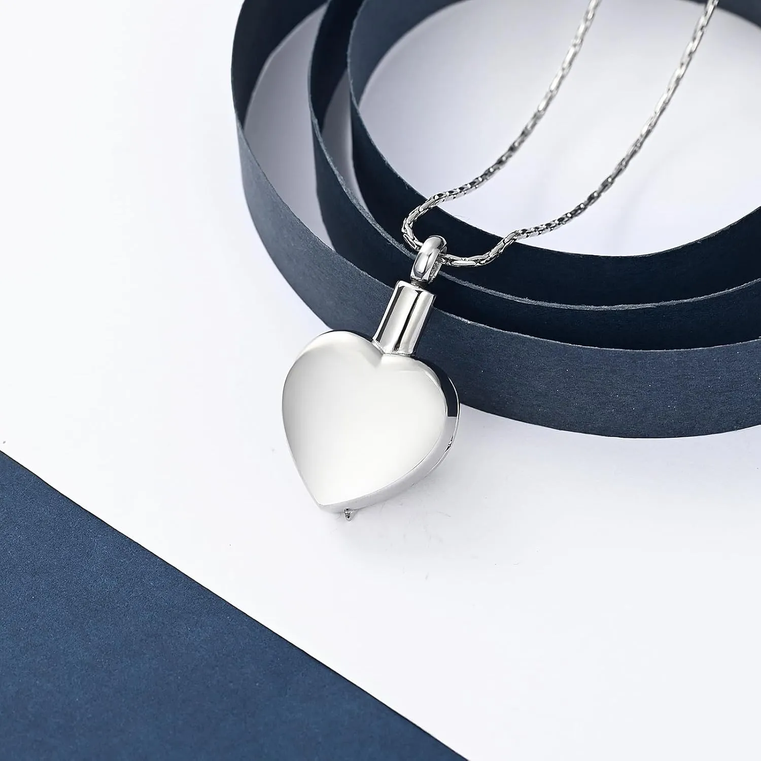 constantlife Dolphin Urn Necklace for Ashes Stainless Steel Cute Pendant Cremation Jewelry Memorial Loved Ones Ash Holder Keepsake Gift for Women Men