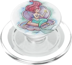 Disney The Little Mermaid Ariel Watercolor Shell PopSockets PopGrip for MagSafe