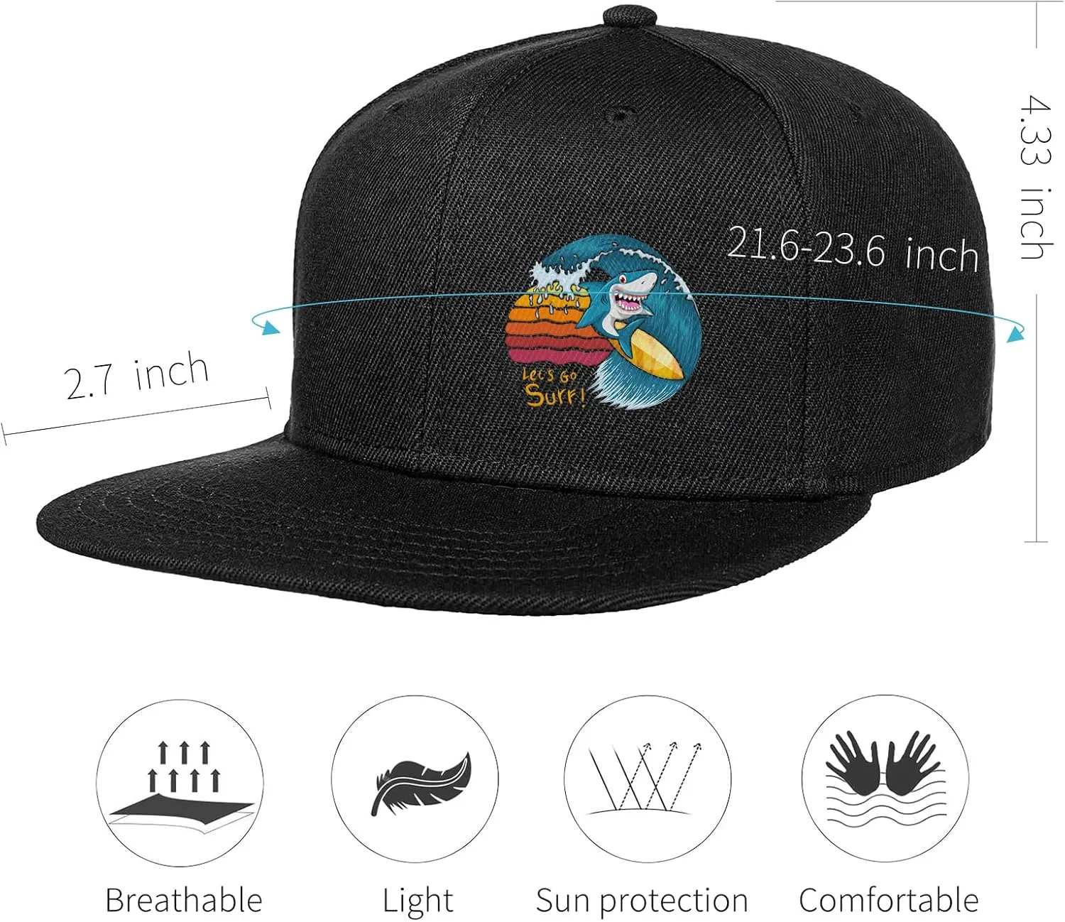 Flat Bill Hats for Women Skeleton Hand Rose Flat Bill Hat Mens Snap Back Hats Vintage Flat Brim Hat