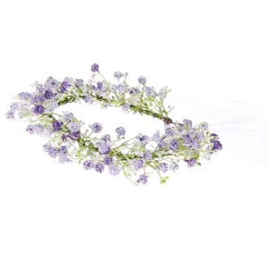 Floral Crown Eucalyptus Flower Women Girls Headband Flower Headpiece Bridal Halo Photo Prop