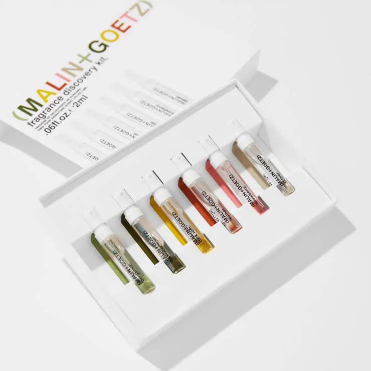 Fragrance Discovery Kit | 6 x 2ml Sprays | by Malin Goetz