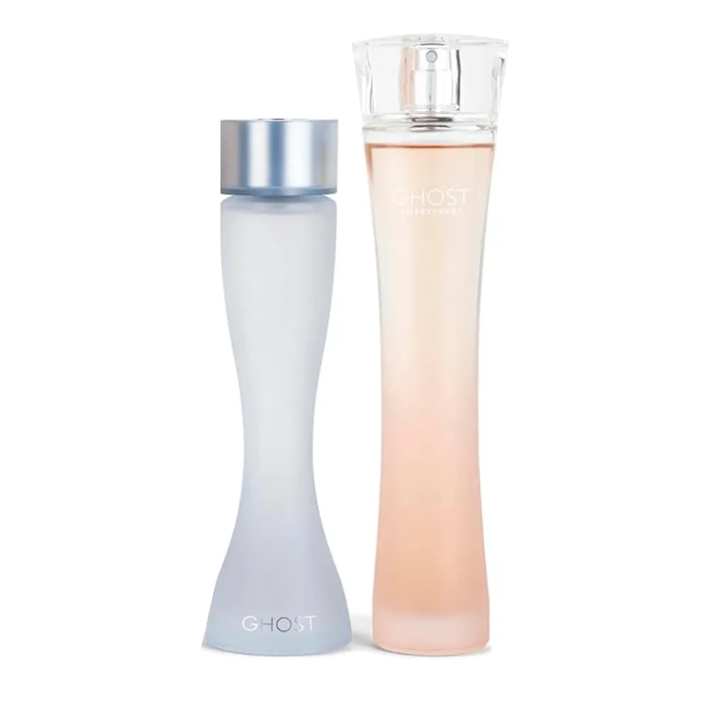 Ghost Duo Eau De Toilette Women's Perfume Gift Set (The Fragrance 50ml   Sweetheart 50ml)