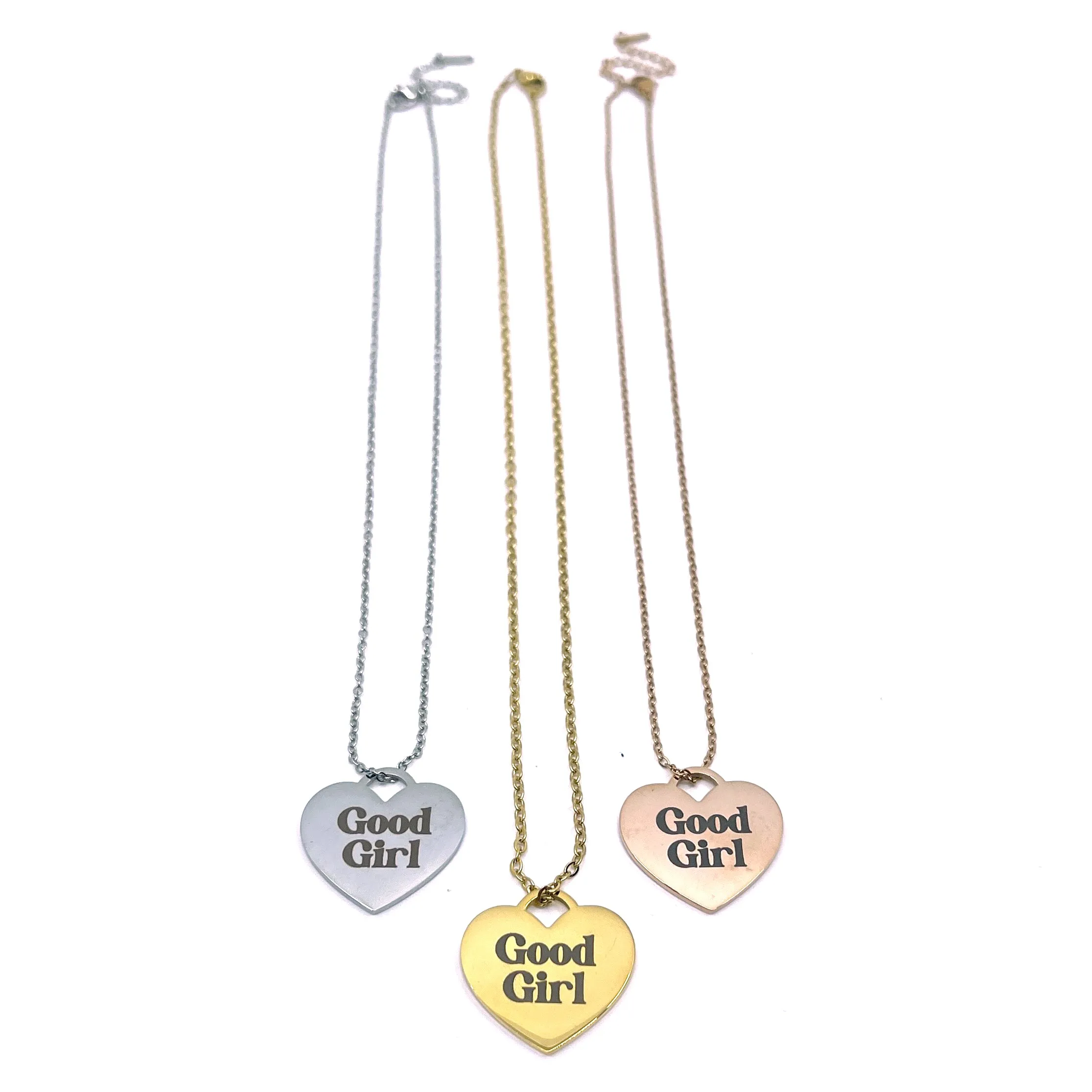 Good Girl Pendant Necklace - Discreet Day Collar