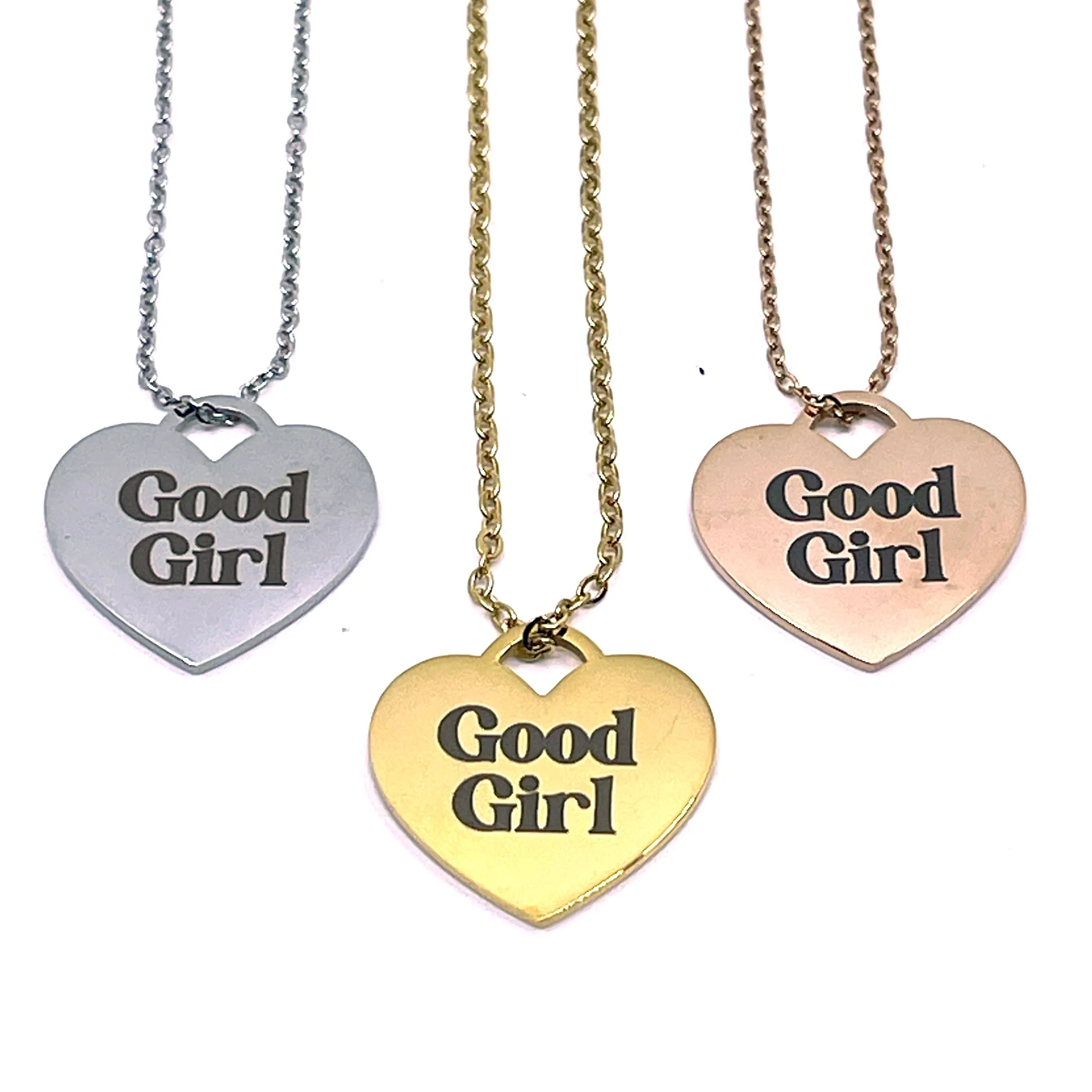 Good Girl Pendant Necklace - Discreet Day Collar