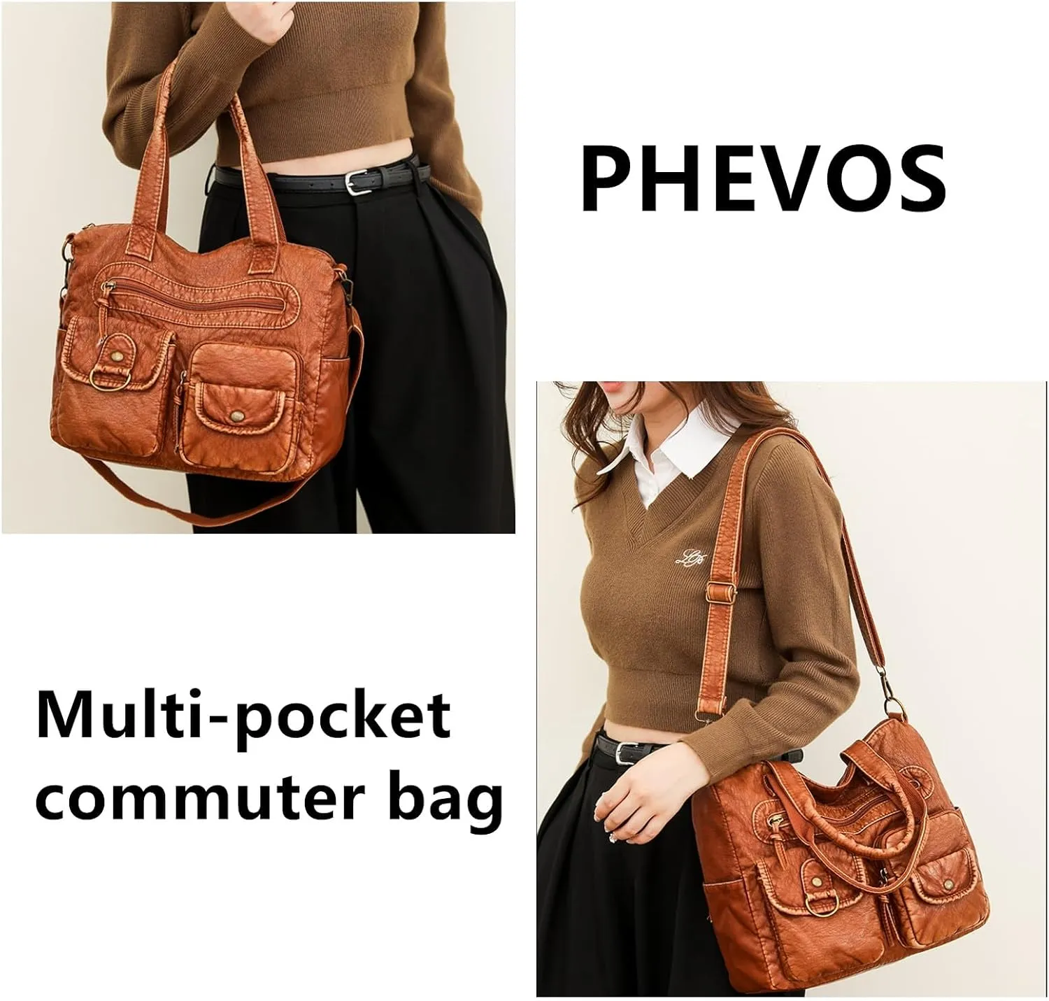 Hobo Handbag and Purses for Women,Top Handle Satchel Purse Tote Shoulder Bags Faux Leather for Ladies