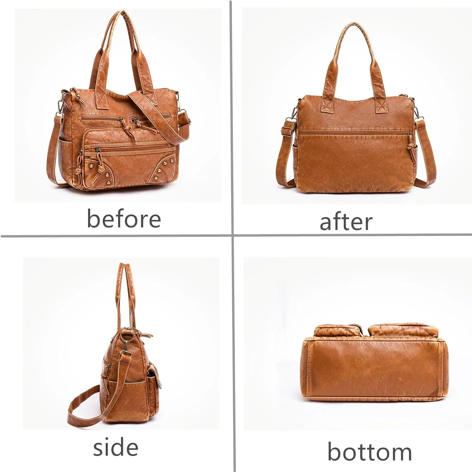 Hobo Handbag and Purses for Women,Top Handle Satchel Purse Tote Shoulder Bags Faux Leather for Ladies