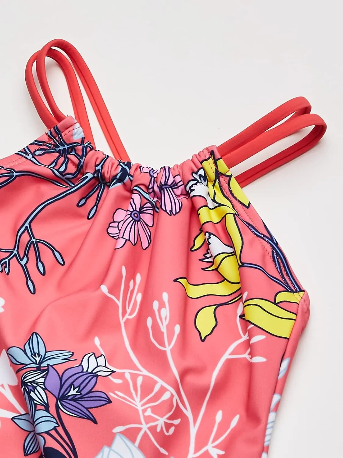 Kanu Surf Girls' Jasmine Beach Sport Halter One Piece Swimsuit