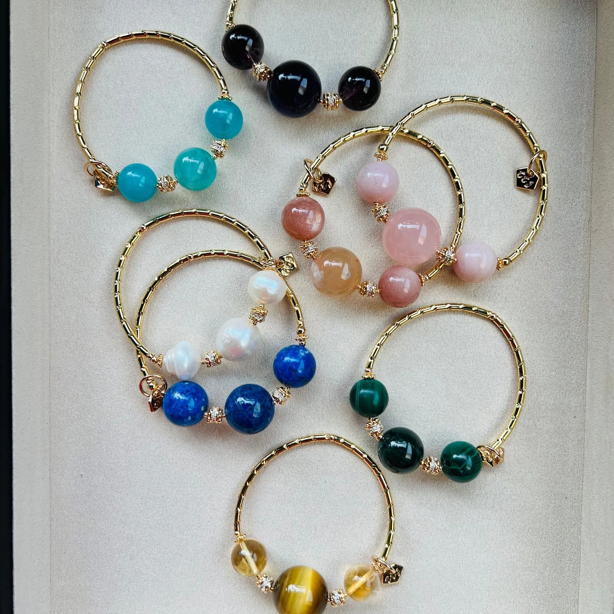 Lucky Lapis Lazuli & Quantum Quattro Diadem Bracelet
