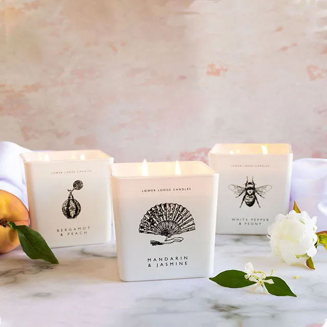 Mandarin and Jasmine Deluxe Scented Candle