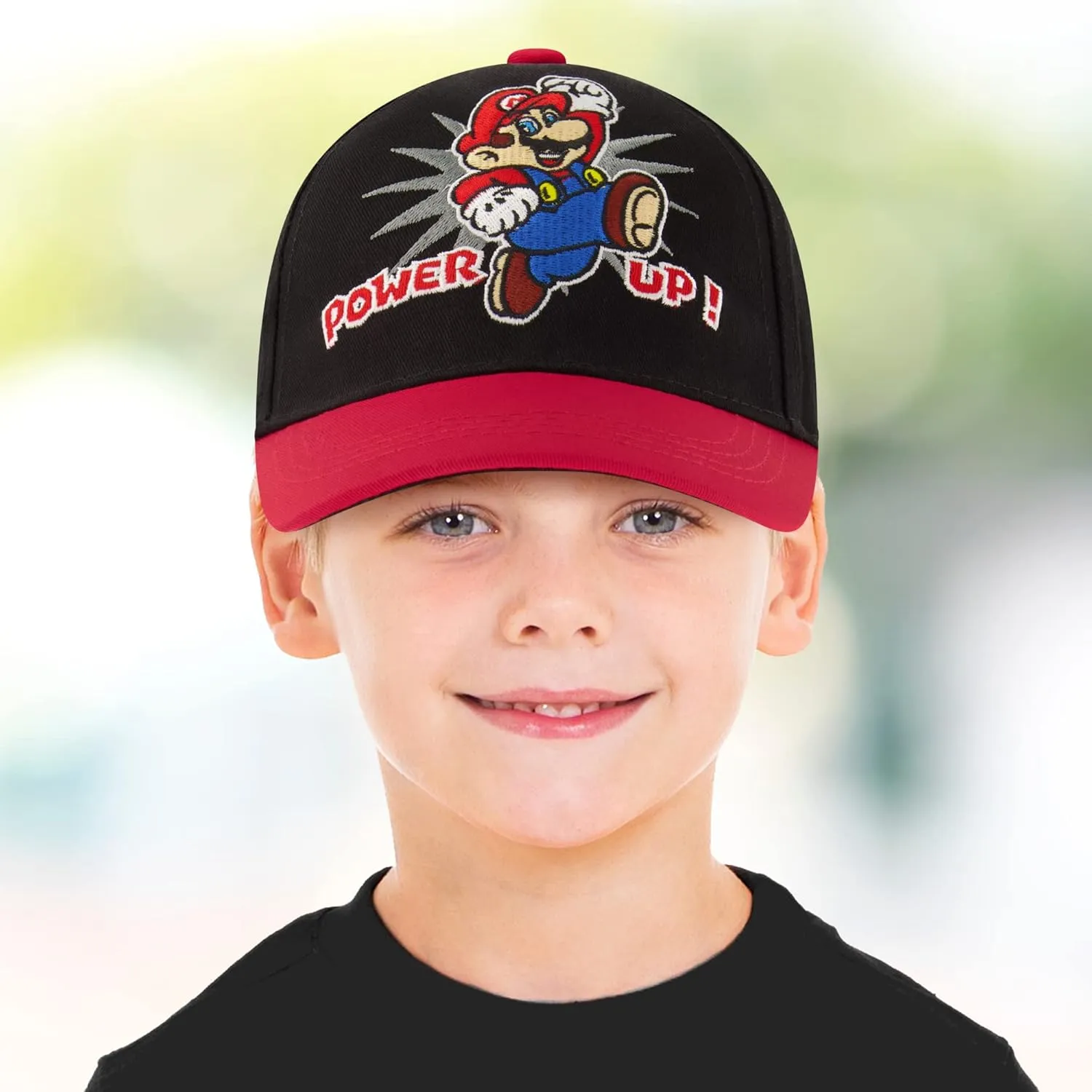 Nintendo Boys Super Mario Bros. Cotton Baseball Cap (Size 4-7)