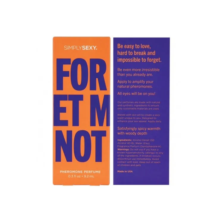 Simply Sexy Forget Me Not Pheromone Perfume 0.3oz