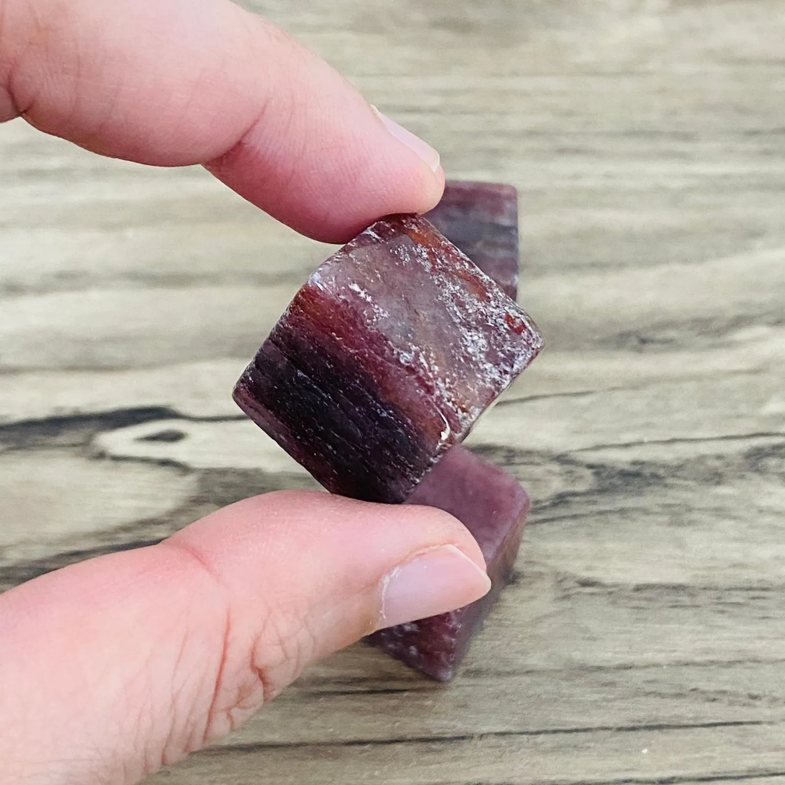 Strawberry Quartz Crystal Cube