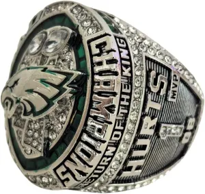 TREASURE 2025 FOOTBALL CHAMPIONSHIP RING MVP1# & LUXURY LEGEND VICTORIOUS RARE SPORTS FAN GIFT SERIES - WITH SANDALWOOD BOX HOLIDAY SHOW COLLECT